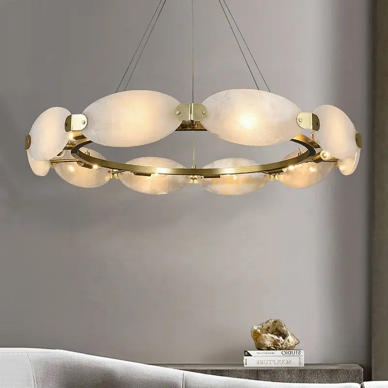 Eubanks Copper Marble Chandelier