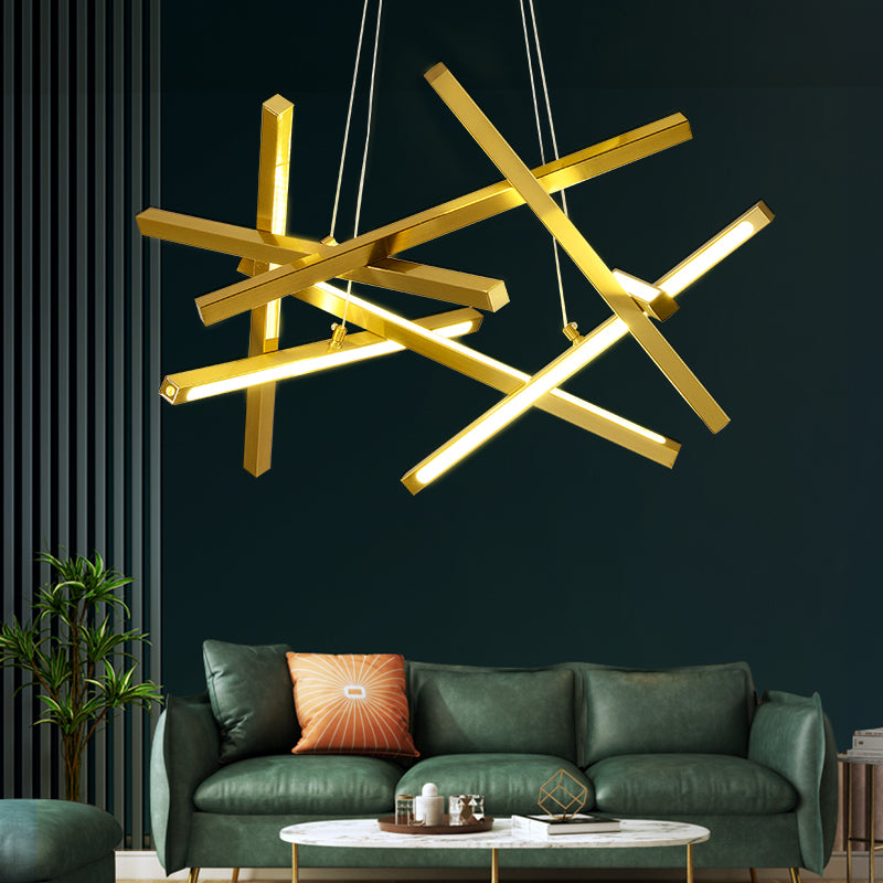 Wanda LED Chandelier Pendant- Gold/ Black/ White - Reflect Lighting