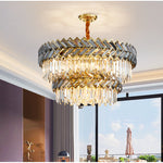 Maribel Crystal Chandelier Light- Round/Rectangle - Reflect Lighting