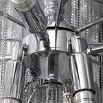 Iron Large Long Metal Chandelier-Gold/Chrome - Reflect Lighting