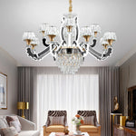Lynna Lipscomb Black LED Crystal Chandelier - Reflect Lighting