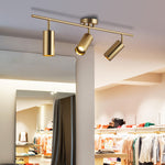 Gold Multi Head Metal Ceiling Spotlight - Reflect Lighting