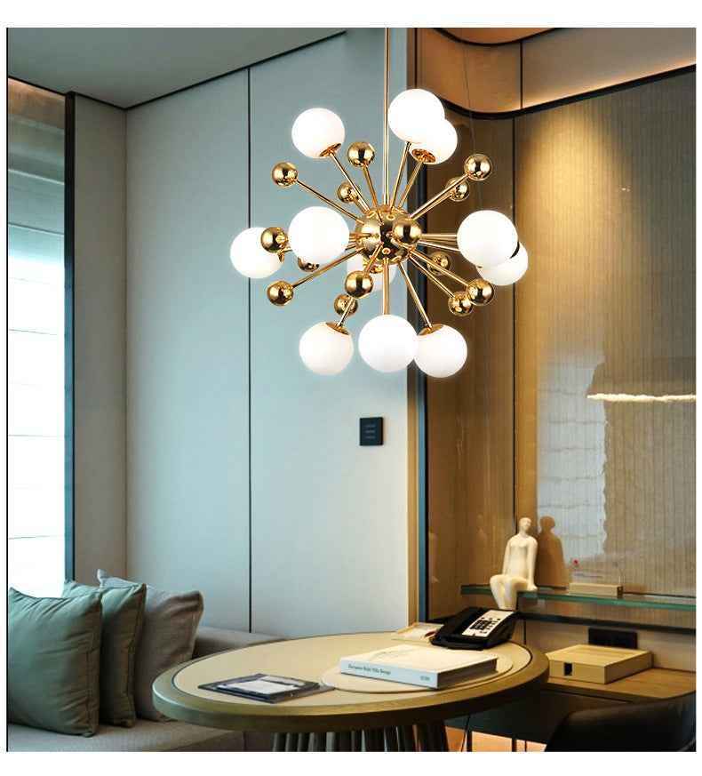Aaston Boomery Gold Chandelier