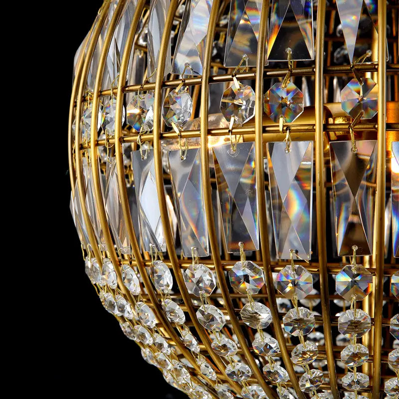 Aurora Cascade Pendant Light- Gold/Black