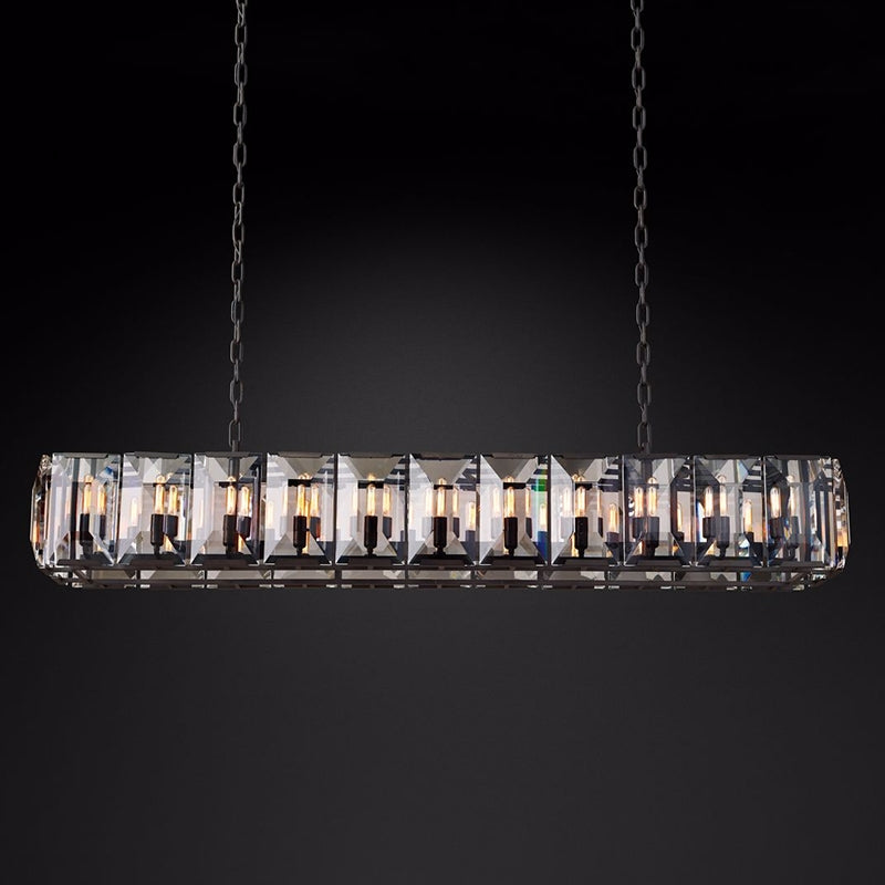 Sewell Espana Black Crystal Chandelier - Reflect Lighting
