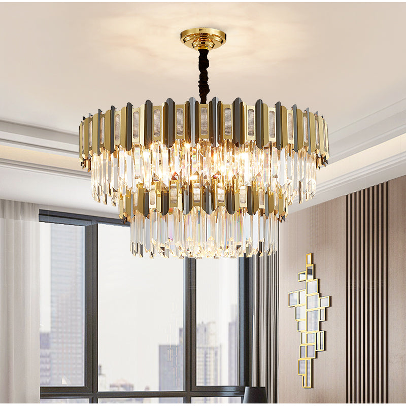 Alabama Crystal Chandelier-Round/Rectangle - Reflect Lighting