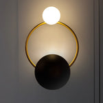 Sconce Black/Gold Wall Lamps - Reflect Lighting