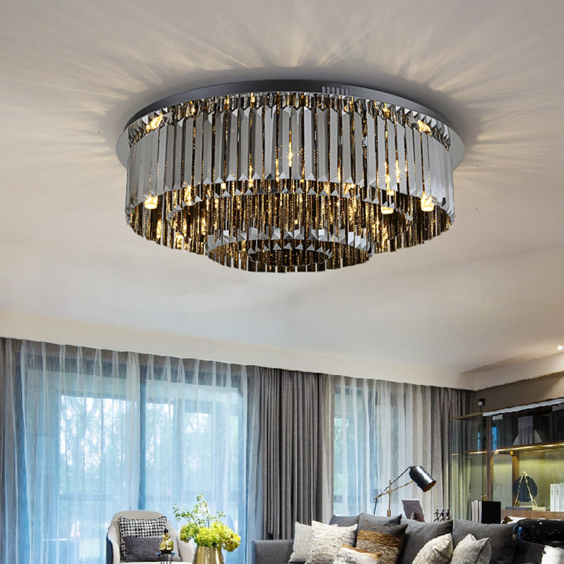 Smokey Grey Eaton Ceiling Light Chandelier - Reflect Lighting