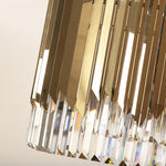 Niamh Gold Round Crystal Chandelier