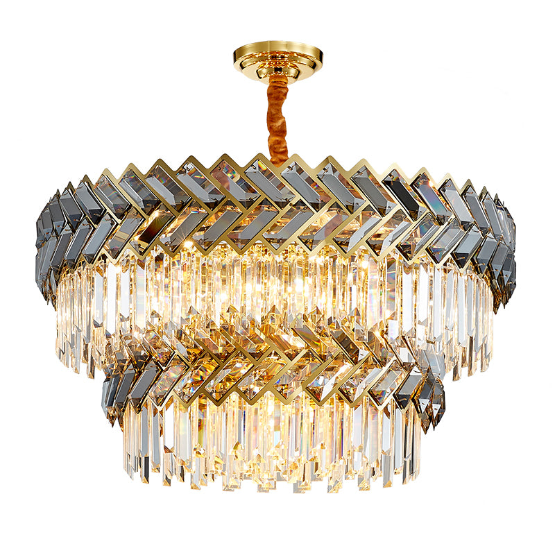 Maribel Crystal Chandelier Light- Round/Rectangle - Reflect Lighting