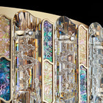 Ayame Pelchat Gold Crystal Ceiling Chandelier