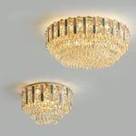 Ayame Pelchat Gold Crystal Ceiling Chandelier