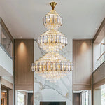 Hammons Gold Crystal Large Chandelier - Reflect Lighting