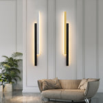 Towanda Sand Black Iron Wall Lamp- Gold/White - Reflect Lighting