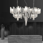 Jaeden Keefe Chrome Tassel Chain Chandelier - Reflect Lighting