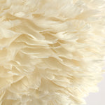 Ivory Feather Round Pendant Light - Reflect Lighting