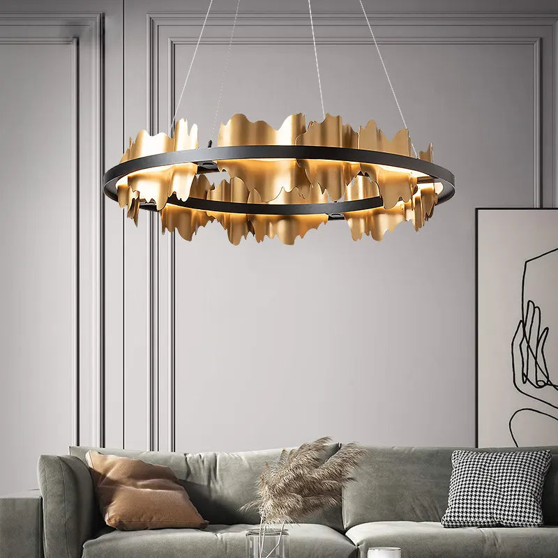The Gilded Galaxy Chandelier- Gold/Sliver