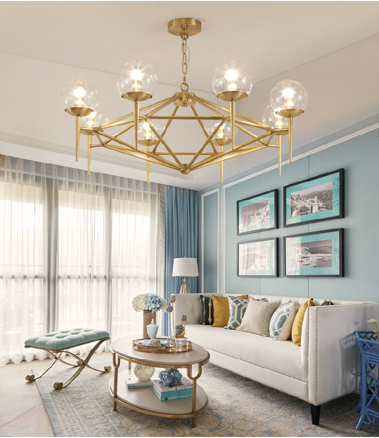 Skylar Sputnik Chandelier - Reflect Lighting