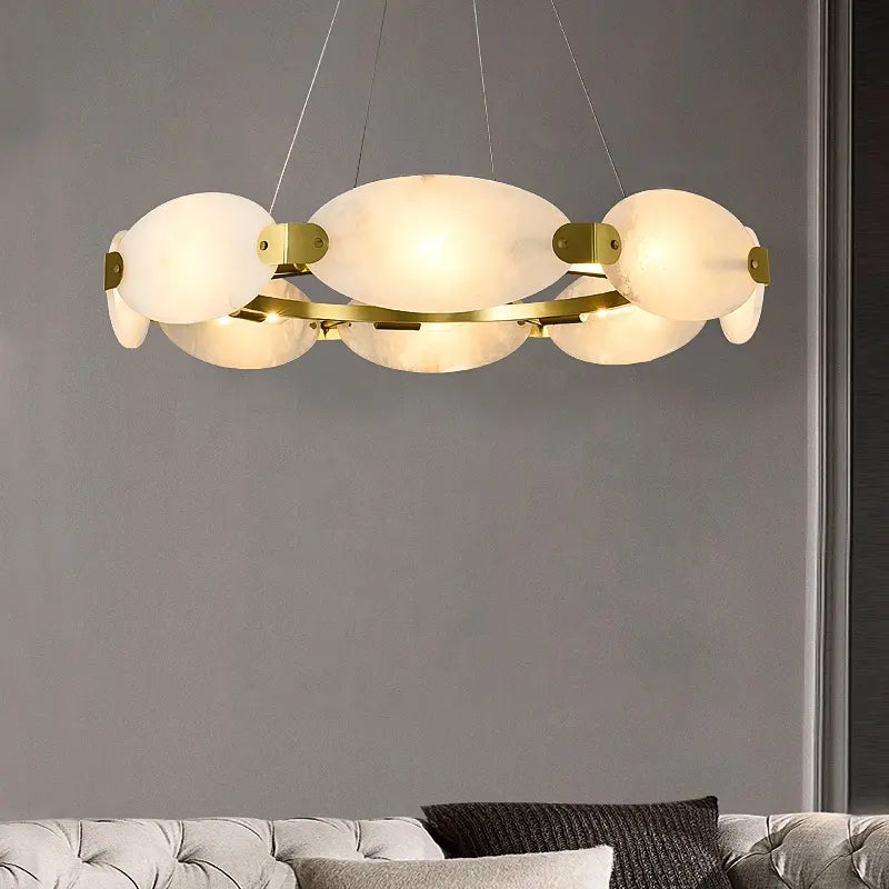 Eubanks Copper Marble Chandelier