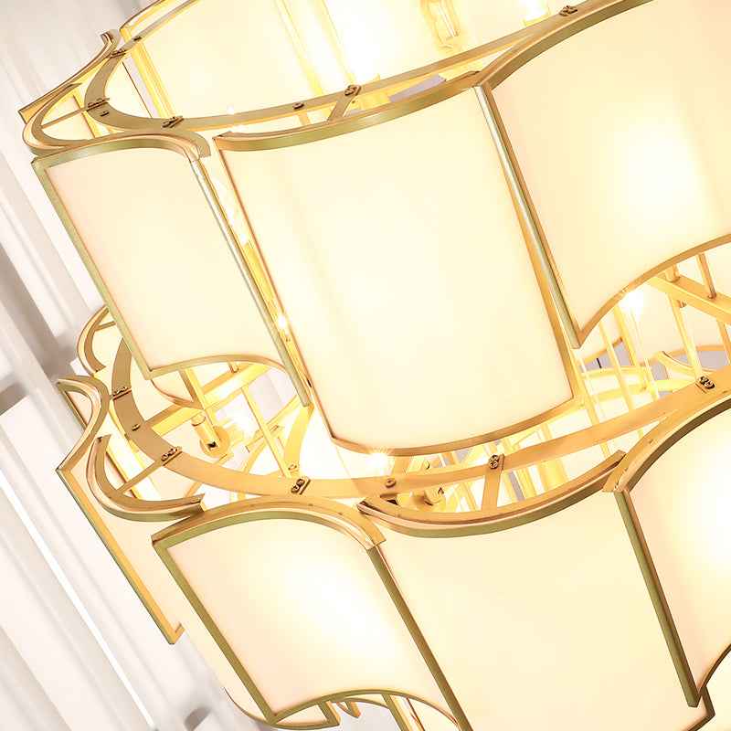 Annija Boody Gold Chandelier