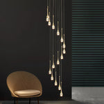 Buchholtz Eisenhauer Gold Staircase Chandelier - Reflect Lighting
