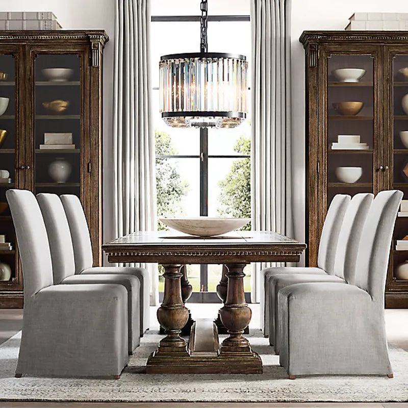 Kaela Bellavia Black Crystal Chandelier- Round/ Rectangular - Reflect Lighting