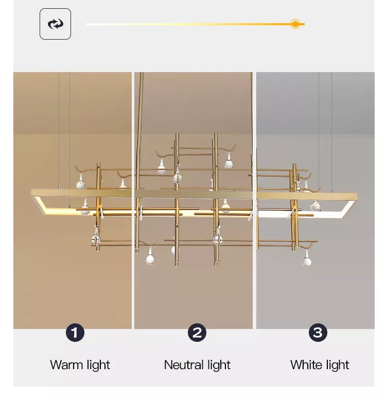 Sherburne Abdera Gold Chandelier - Reflect Lighting