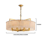Vard Mahailey Gold Marble Chandelier