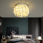Salazar Flower Crystal Chrome Ceiling Chandelier - Reflect Lighting