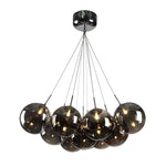Bubble Ball Chandelier-Gold/Smokey Grey - Reflect Lighting
