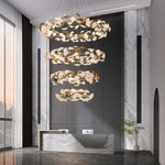 Ginkgo Leaf Icarus Gold Chandelier - Reflect Lighting