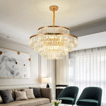 Double Round Crystal Chandelier - Reflect Lighting