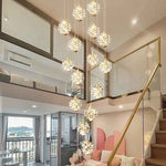 Celestial Cascade Crystal Chandelier