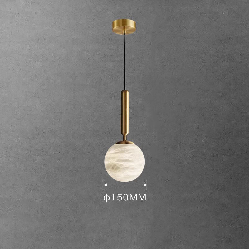 Showstead Marble Copper Pendant Light