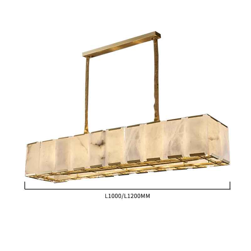 Acob Spanish Marble Gold Chandelier