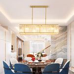 Prism Gold Crystal Chandelier - Reflect Lighting