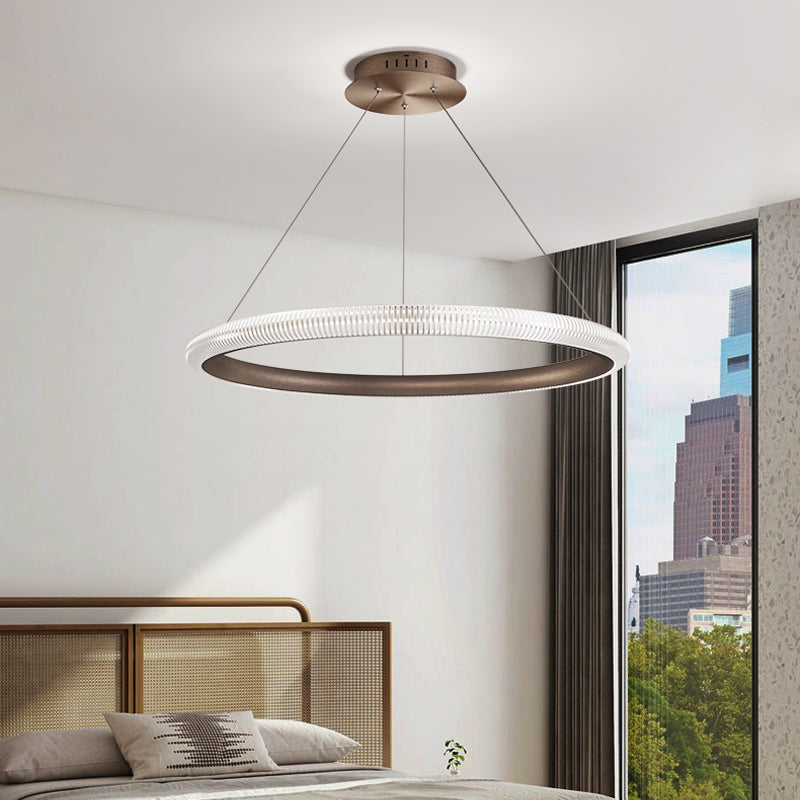 Reynal Ripley Brown Ring Chandelier - Reflect Lighting