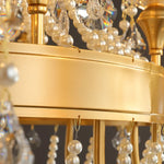 Kulo Pearl Gold Chandelier - Reflect Lighting