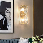Kacey Rainer Gold Crystal Wall Lamp - Reflect Lighting