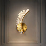 Feather Wing Gold LED Wall Lamp - Reflect Lighting