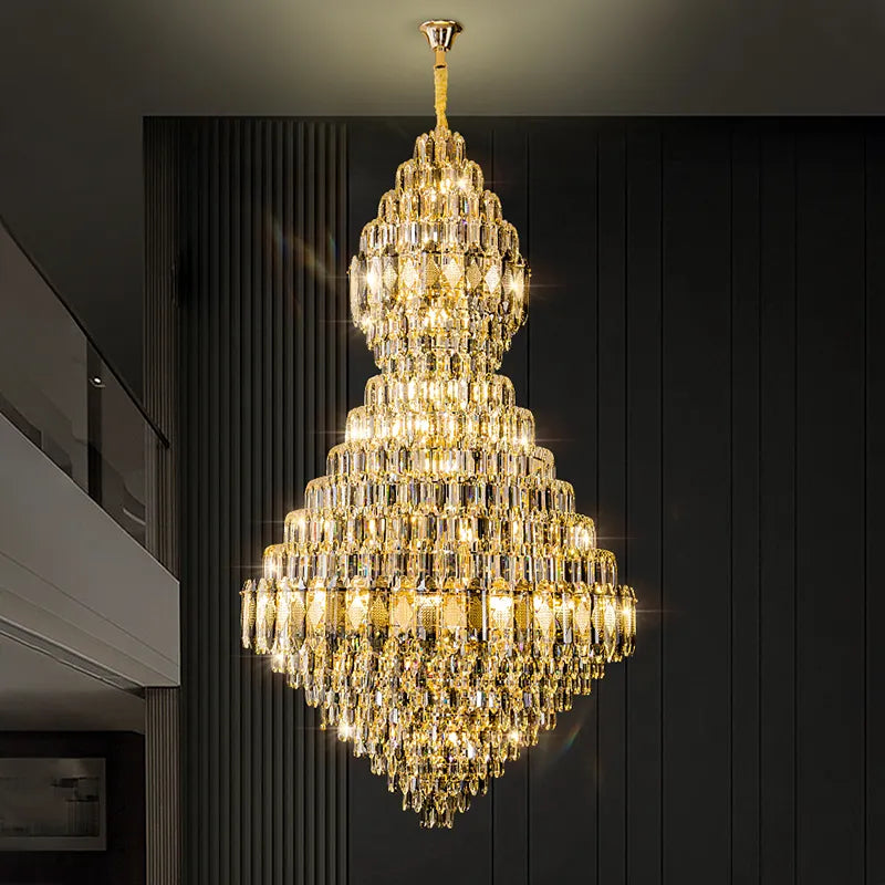 Salazar Ramon Large Crystal Chandelier - Reflect Lighting