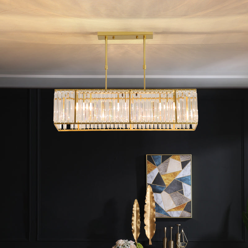 Prism Gold Crystal Chandelier - Reflect Lighting