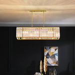 Prism Gold Crystal Chandelier - Reflect Lighting