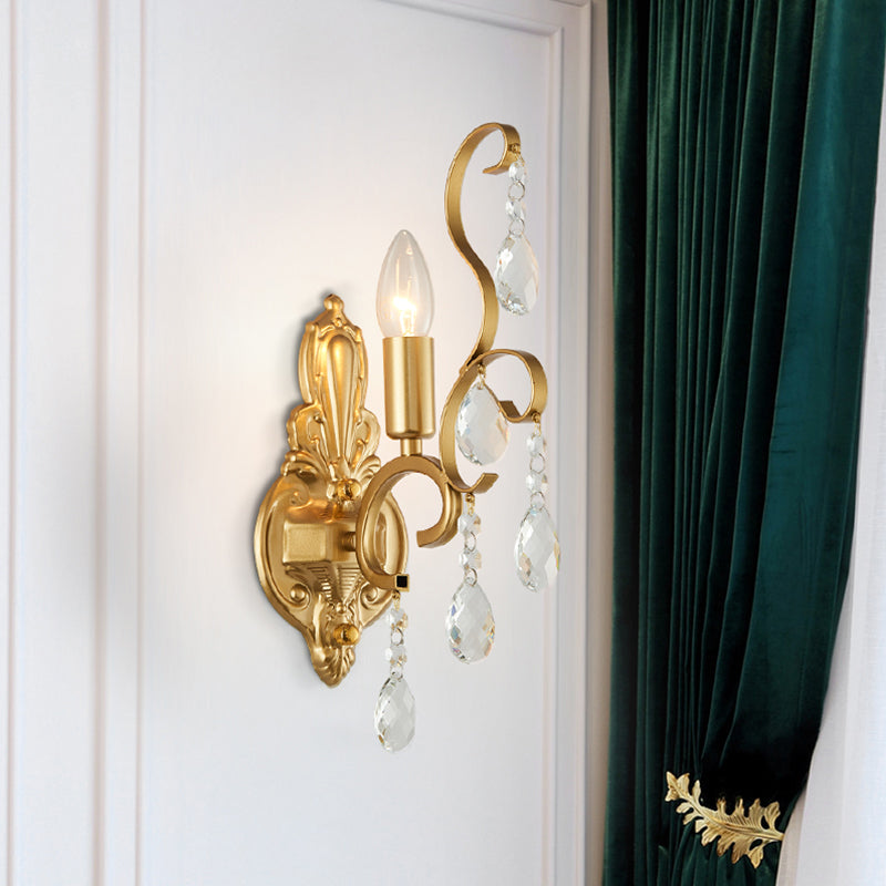 Bannister Golden Candle Wall Light - Reflect Lighting