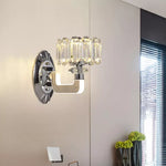 Serafina Chrome LED Crystal Wall Lamp - Reflect Lighting