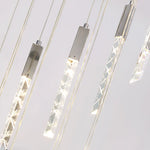 Hiatt Abeer Chrome Staircase Chandelier - Reflect Lighting