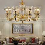 Drewett Gold Premium Chandelier - Reflect Lighting