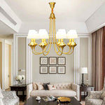 Askanaz Abaz Gold Chandelier- Round/Rectangular