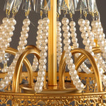 Aafko Eolia Gold Pearl Chandelier - Reflect Lighting