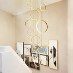 Orozco Gold Staircase Chandelier - Reflect Lighting